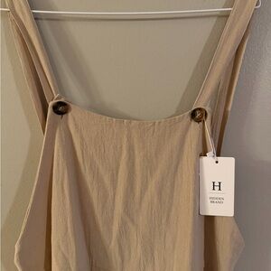 Tan Jumpsuit‎